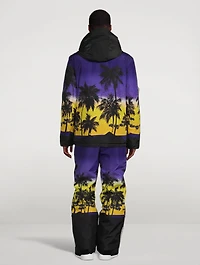 Palm Sunset Track Ski Jacket