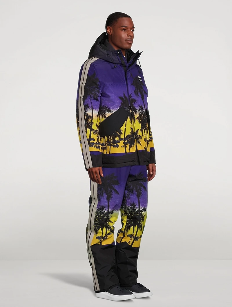 Palm Sunset Track Ski Jacket