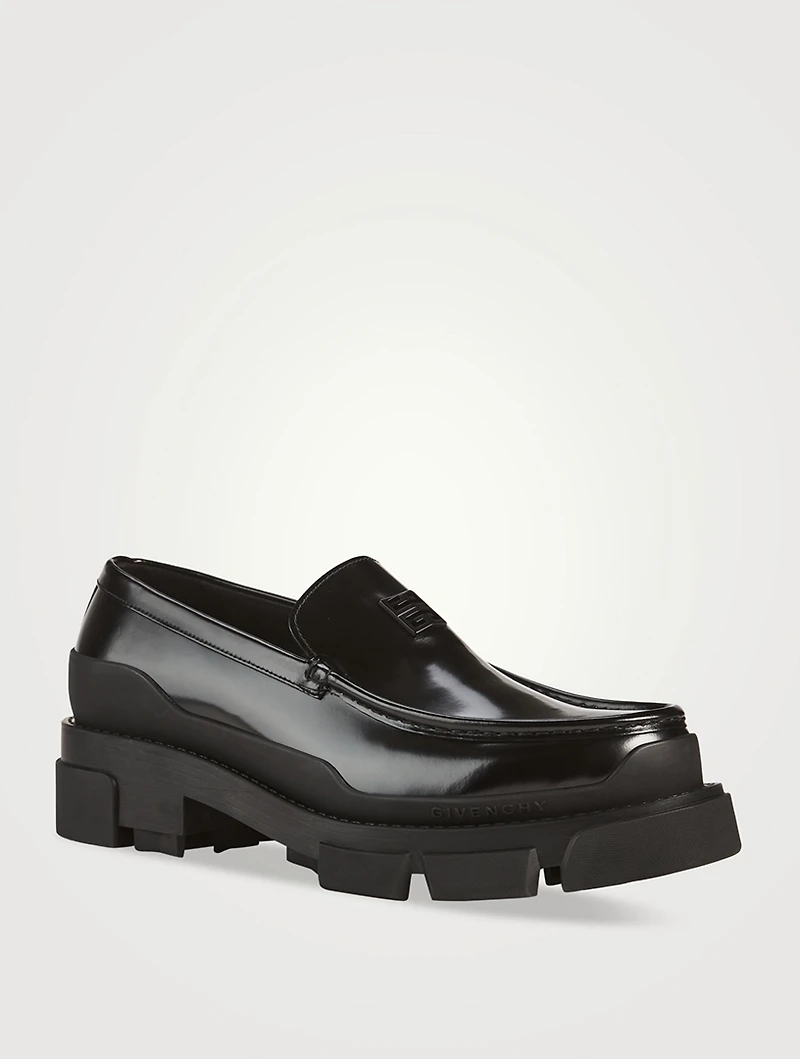Terra Brushed Leather Loafers
