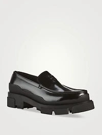 Terra Brushed Leather Loafers