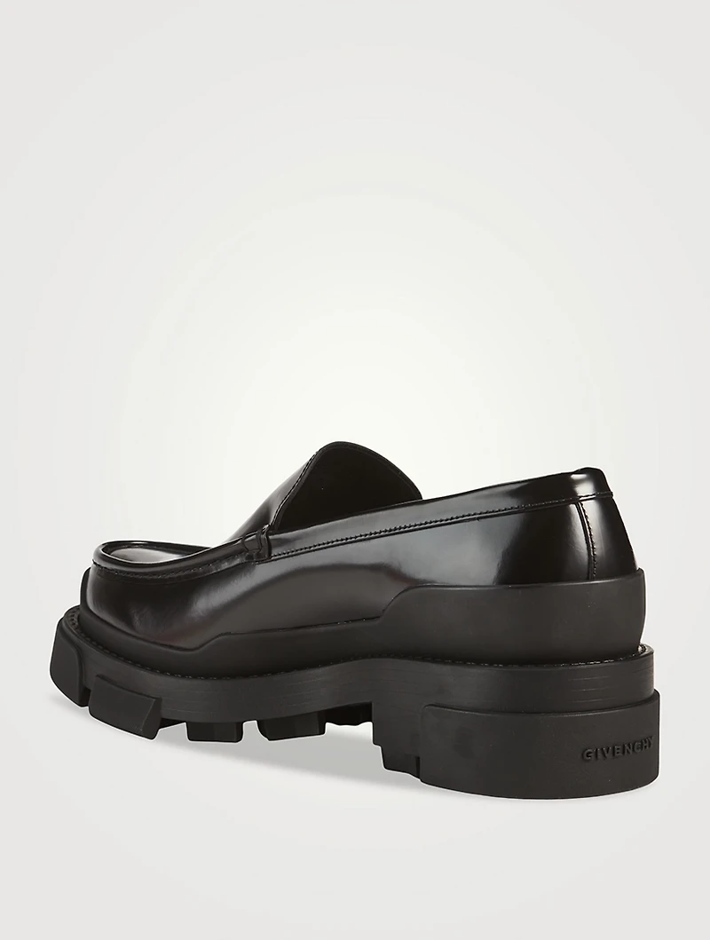 Terra Brushed Leather Loafers