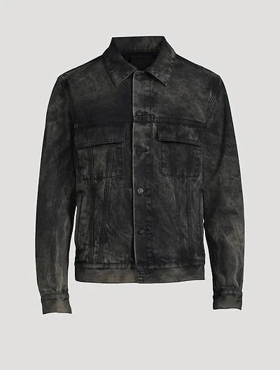 Marbled Denim Jacket