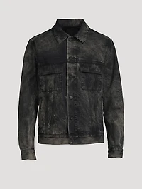 Marbled Denim Jacket