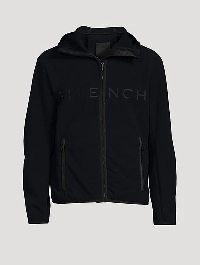 Fleece Padded Jacket With Hood
