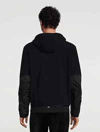 Fleece Padded Jacket With Hood