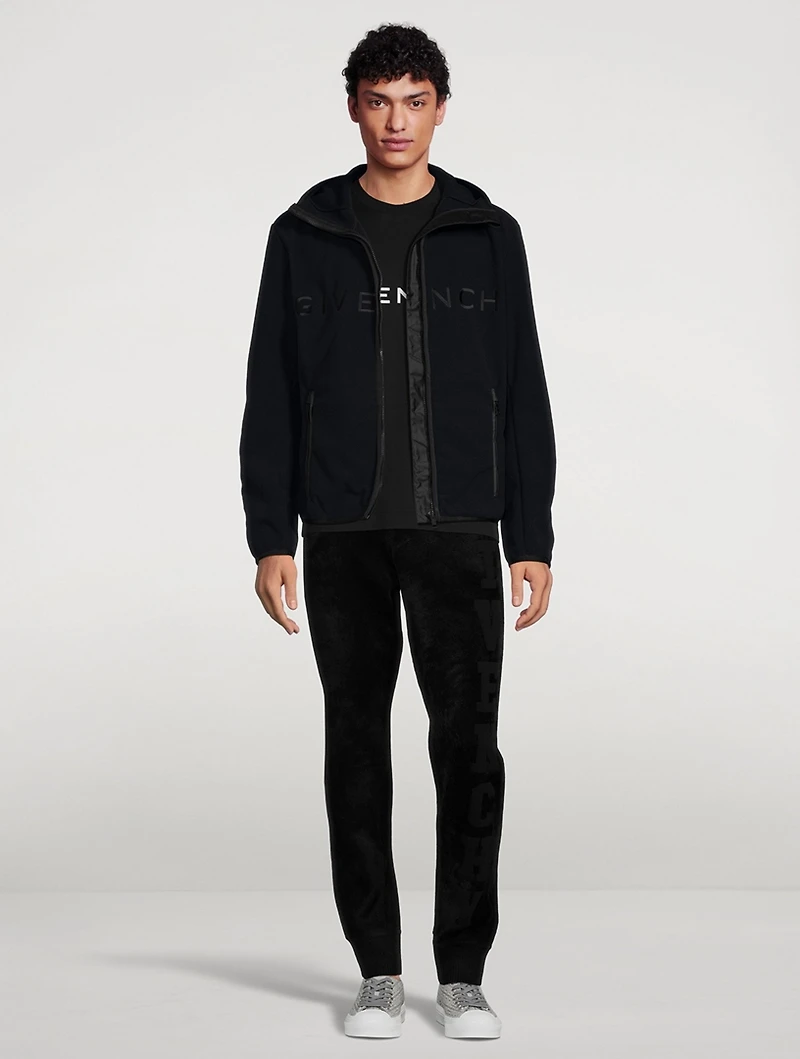 Fleece Padded Jacket With Hood