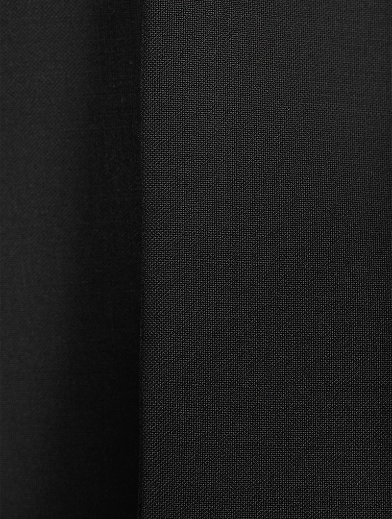 Wool And Mohair Slim Jacket With U-Lock