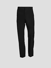 Wool Slim-Fit Pants