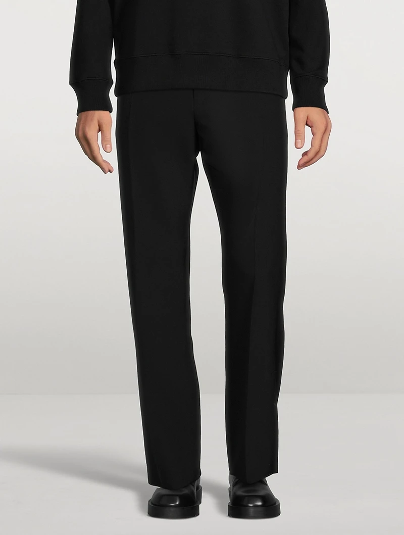 Wool Slim-Fit Pants
