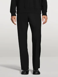 Wool Slim-Fit Pants