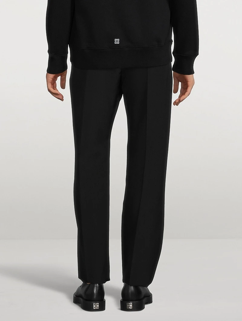 Wool Slim-Fit Pants
