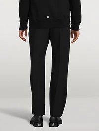 Wool Slim-Fit Pants