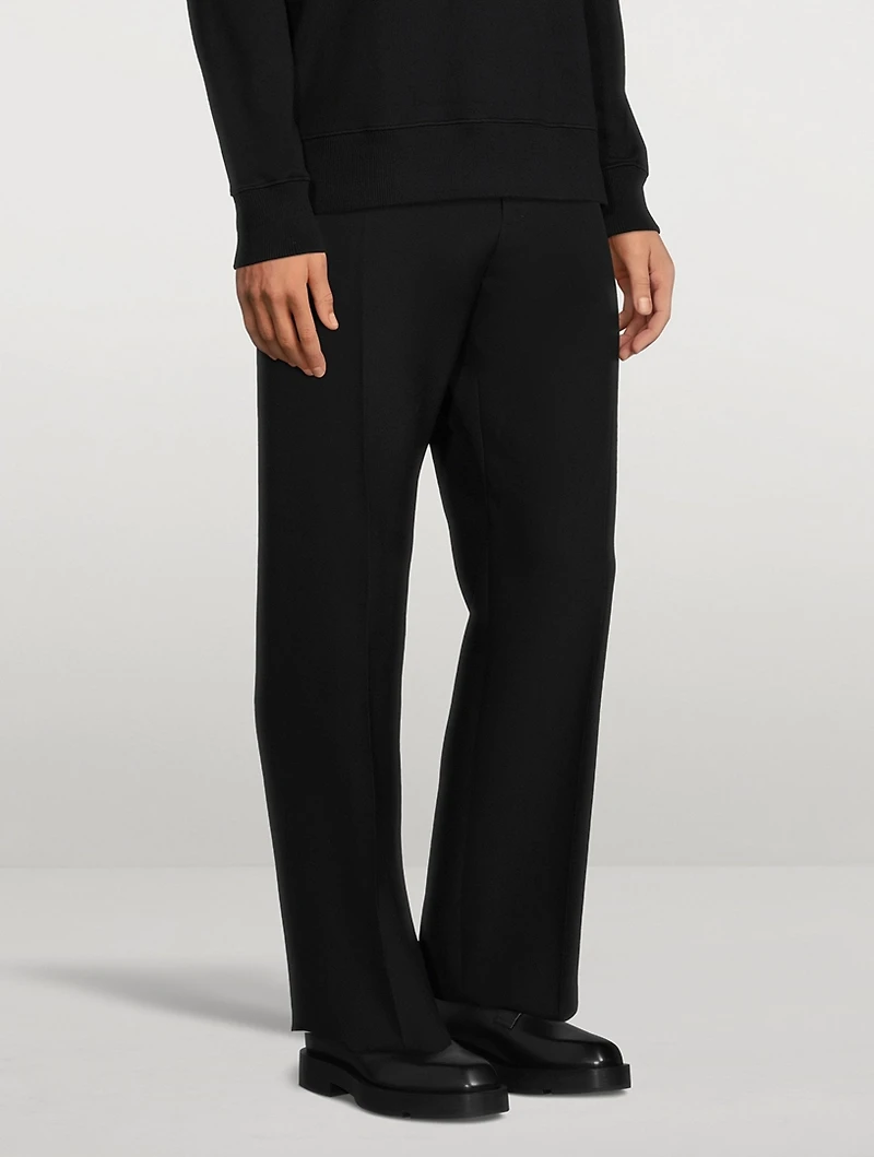 Wool Slim-Fit Pants