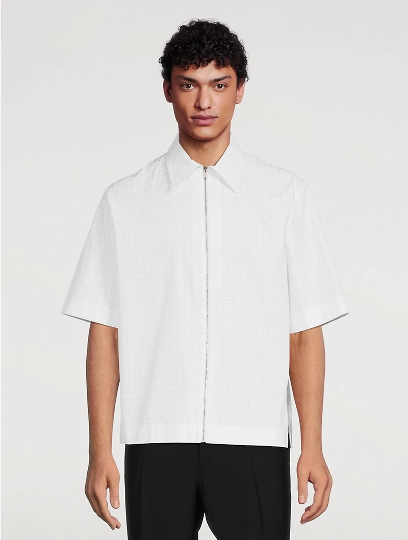 4G Zip Short-Sleeve Shirt