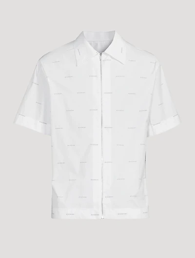 Zipped Boxy Shirt