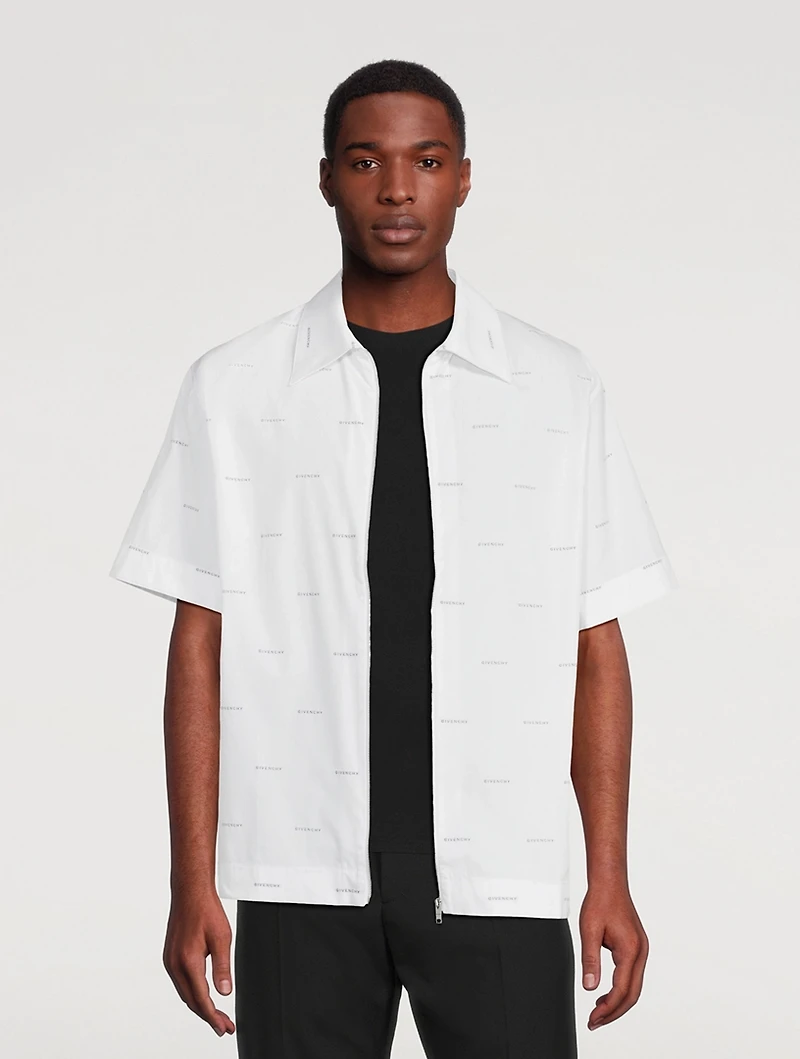 Zipped Boxy Shirt