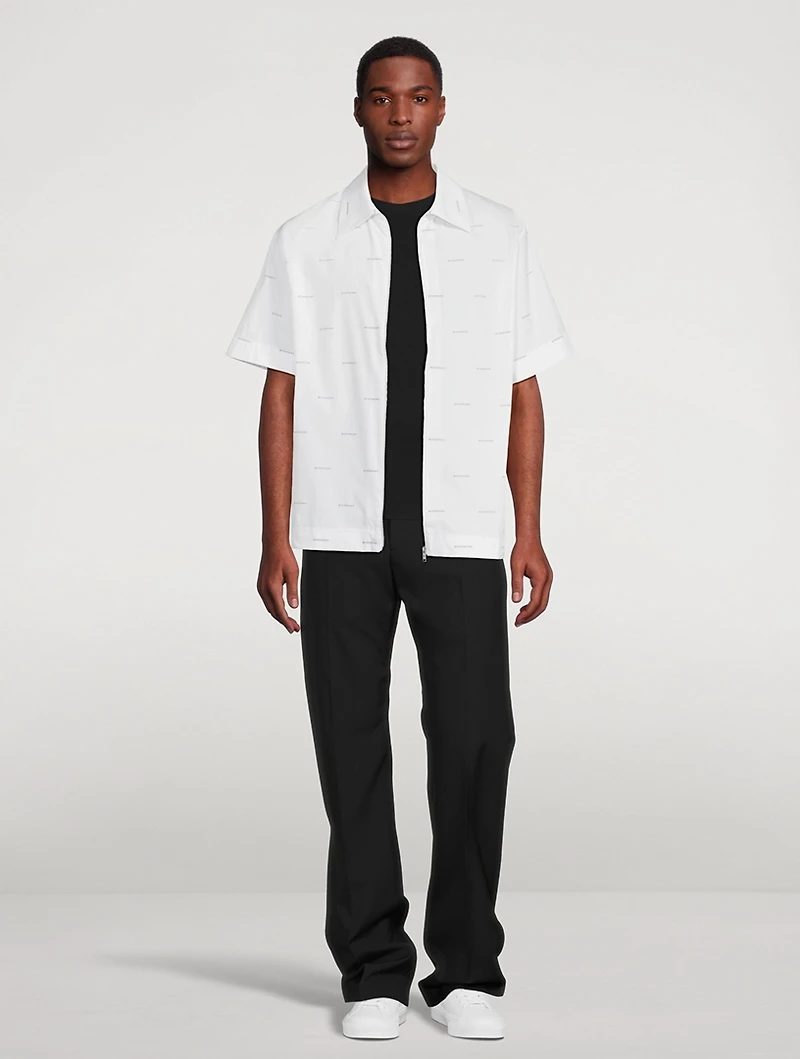 Zipped Boxy Shirt