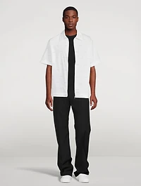 Zipped Boxy Shirt