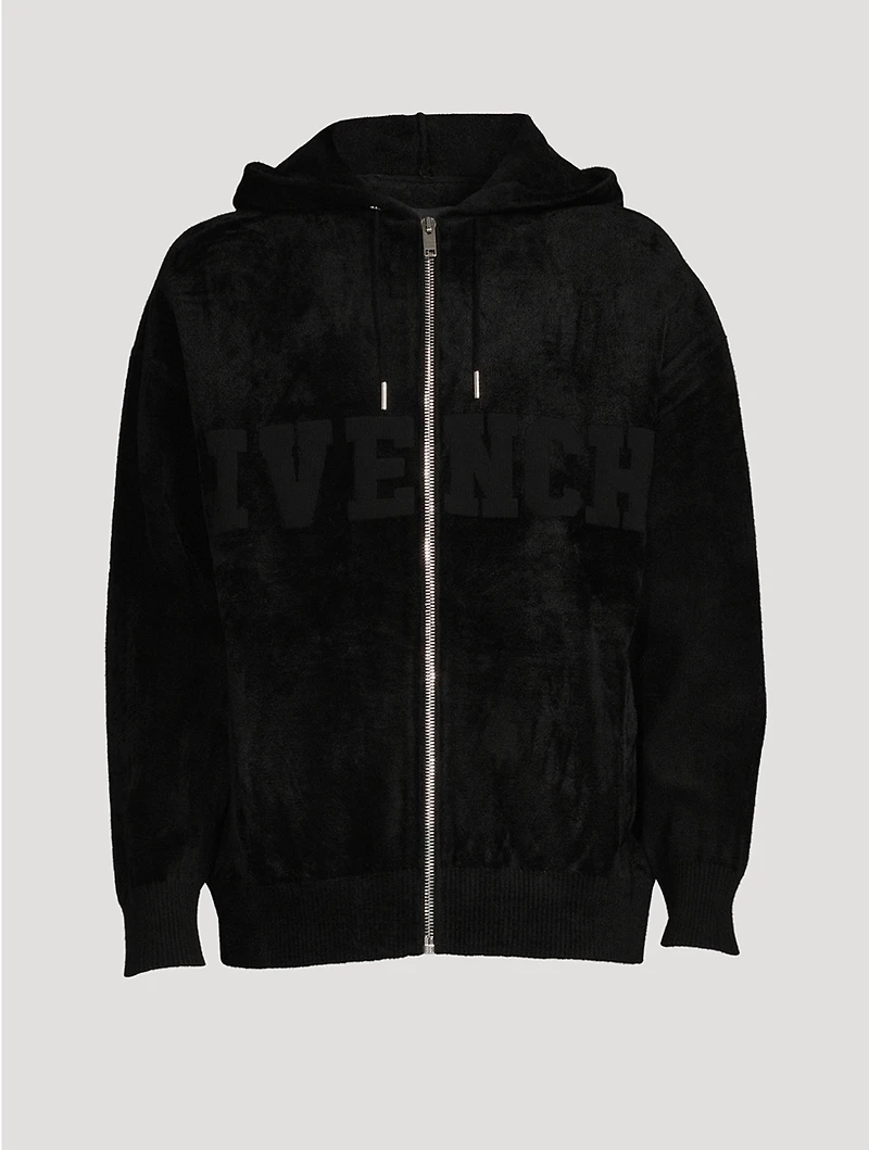 Velvet Zip Hoodie