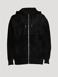 Velvet Zip Hoodie