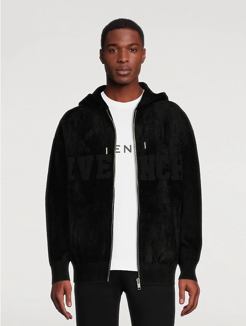 Velvet Zip Hoodie