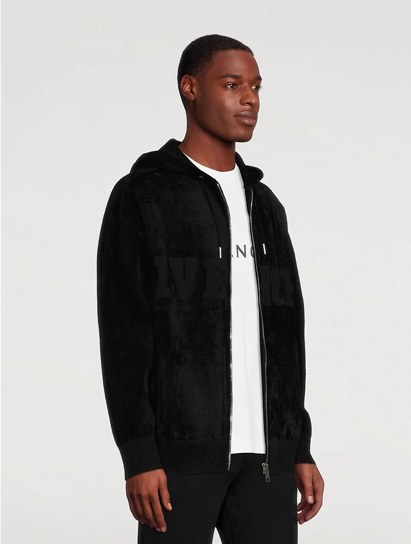 Velvet Zip Hoodie