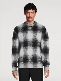 4G Checked Sweater