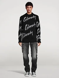 Mohair And Wool Intarsia Sweater