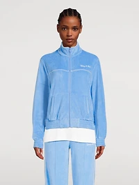 Velour Track Jacket