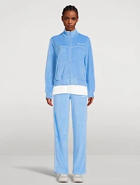 Velour Track Jacket