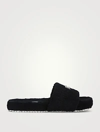 Terrycloth Slide Sandals
