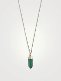 Small Jemma Necklace With Aventurine