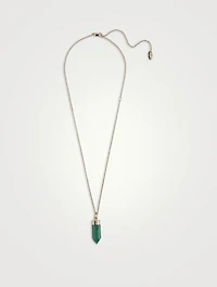 Small Jemma Necklace With Aventurine