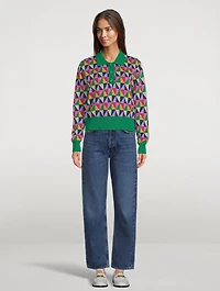 Mary Polo Sweater Origami Print