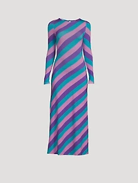 Rowen Tri-Colour Stripe Maxi Dress