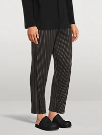 Tweed Pleats Pants