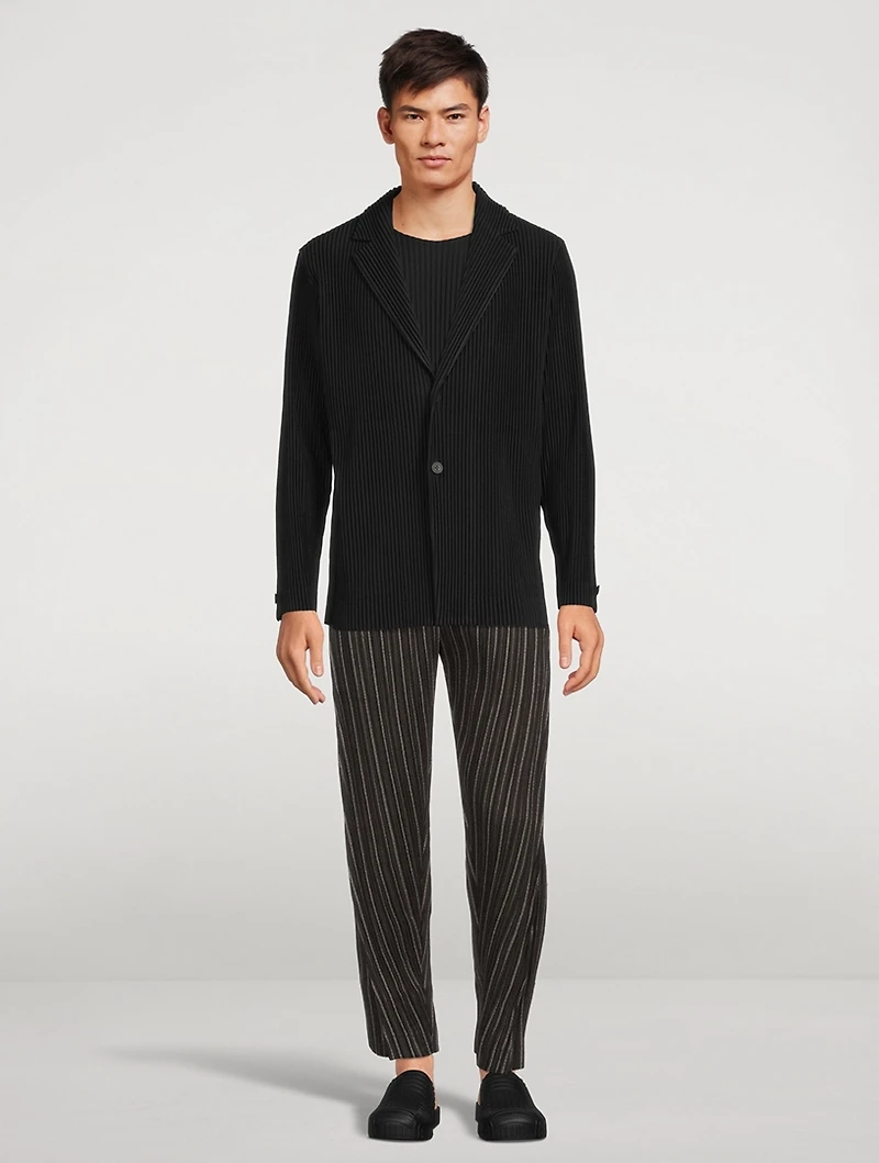 Tweed Pleats Pants