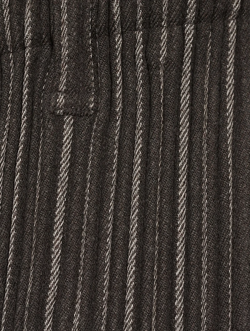 Tweed Pleats Pants
