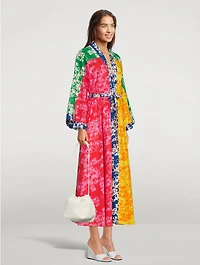 Louise Printed Poplin Midi Dress