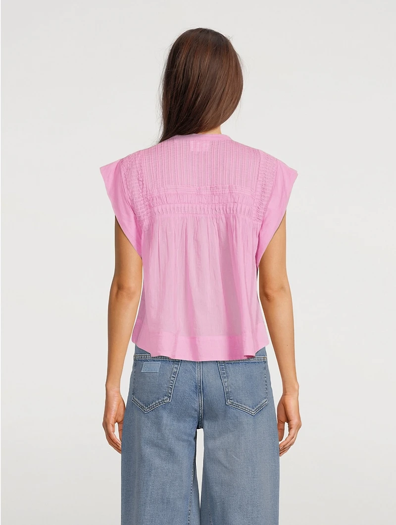 Leaza Cotton Voile Blouse