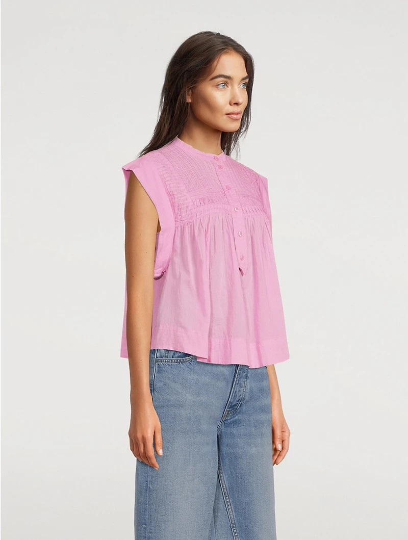Leaza Cotton Voile Blouse
