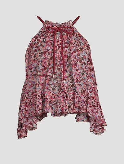 Fabino Printed Halter Top