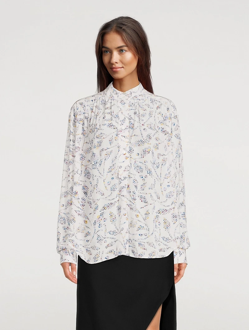 Berangere Printed Blouse