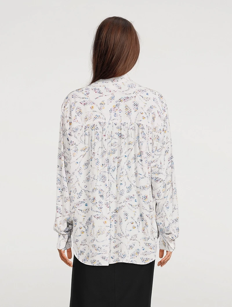 Berangere Printed Blouse