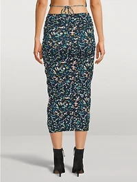 Jeldia Printed Midi Skirt