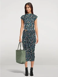 Jeldia Printed Midi Skirt