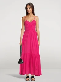 Giana Cotton Voile Maxi Dress