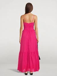 Giana Cotton Voile Maxi Dress