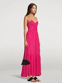 Giana Cotton Voile Maxi Dress