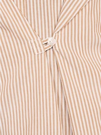 Seen Convertible Poplin Shirt Dress